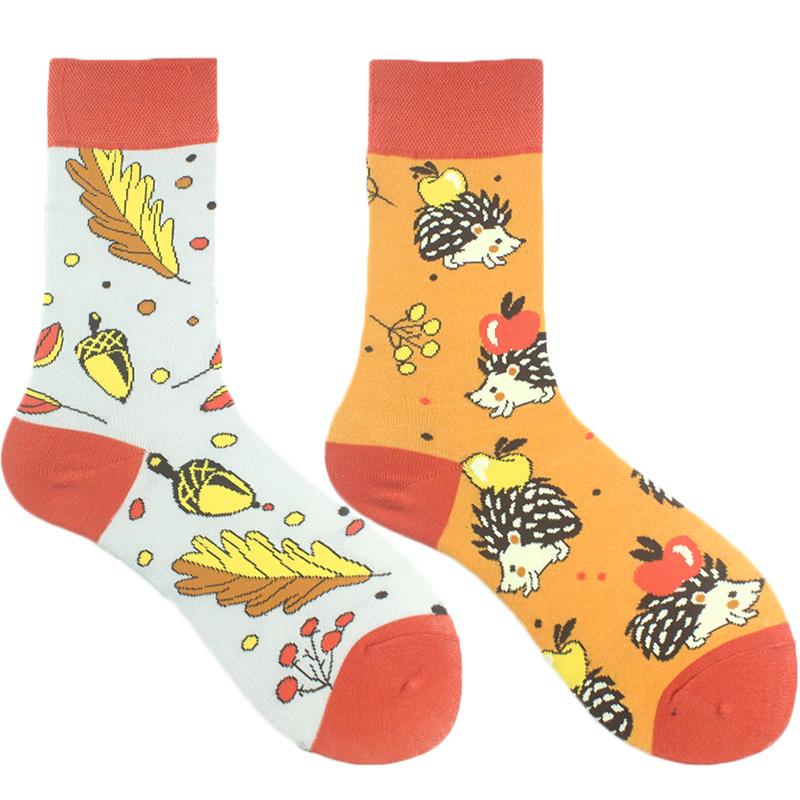 AB Professional Design Funny Socks Men Happy Animal Music Beer Skarpetki Sokken Hip Hop Big Size Meias Skateboard Divertidos