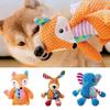 Fun Bite Resistant Dogs Toy Cute Animals Interactive Cats Toy Soft Sounding Doll Pet Companion Toy