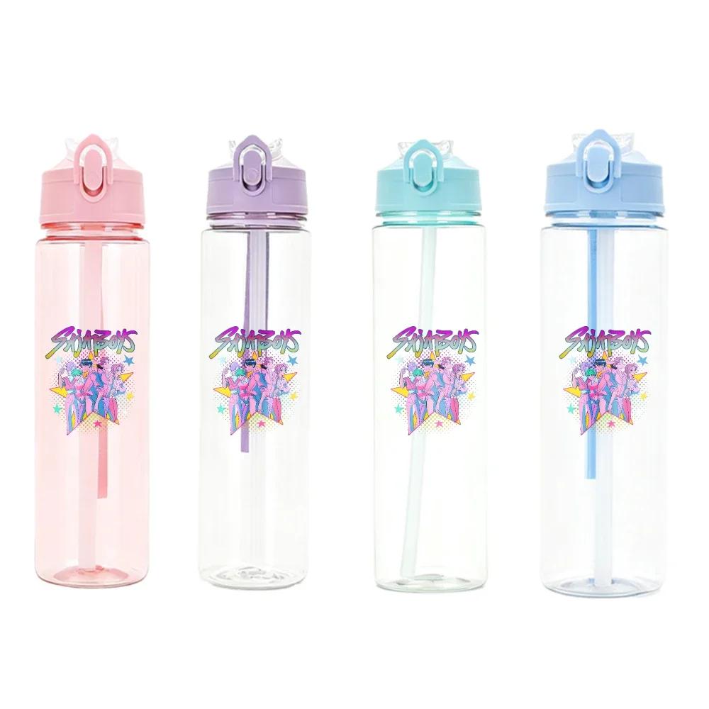 Anime Kpop Demon Hunters Character Water Cup Big Capacity Outdoor Portable Drinking Bottle Present designed for Boys plus Girls