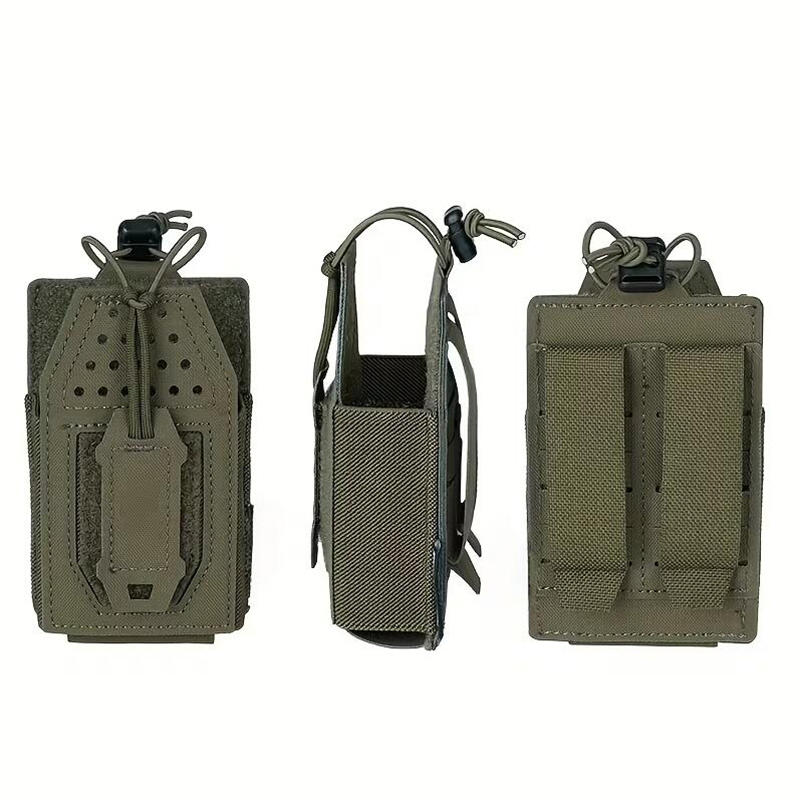 Open-Top Interphone Hanging Bag Walkie-talkie Holder Multi Function Tactical Mini Radio Pouch Holster