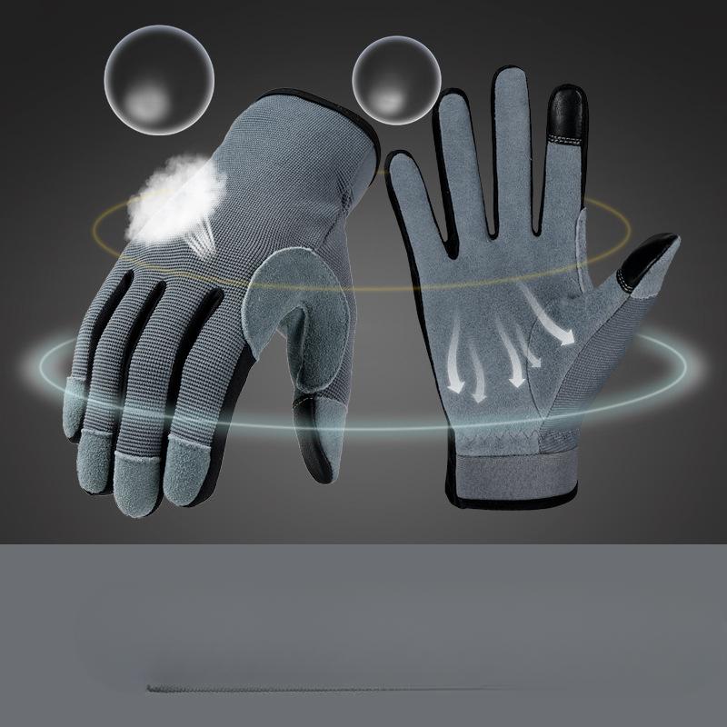Gardening Gloves Deer Leather Wear Resistant Non-slip Russian Work Gloves Garden Planting Garden Labor Protection Gloves