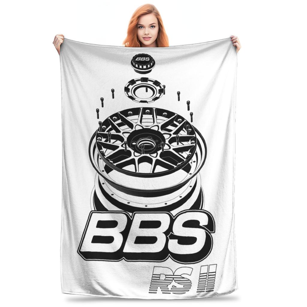 Bbs Racing Rims rs001 Blankets Warm Fleece Sofa Throw Blanket for Home Bedroom Office Throws Bedspread Quilt