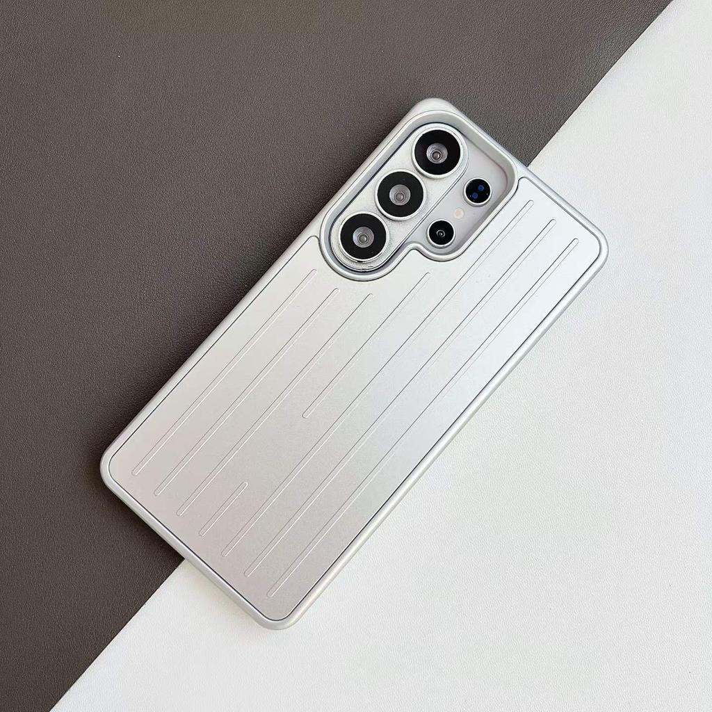 Luxury Business Aluminum Alloy Luggage Shockproof Anti Drop Case for Samsung Galaxy S26 Ultra S26 Plus S25 S24 Military Armor Back Cover