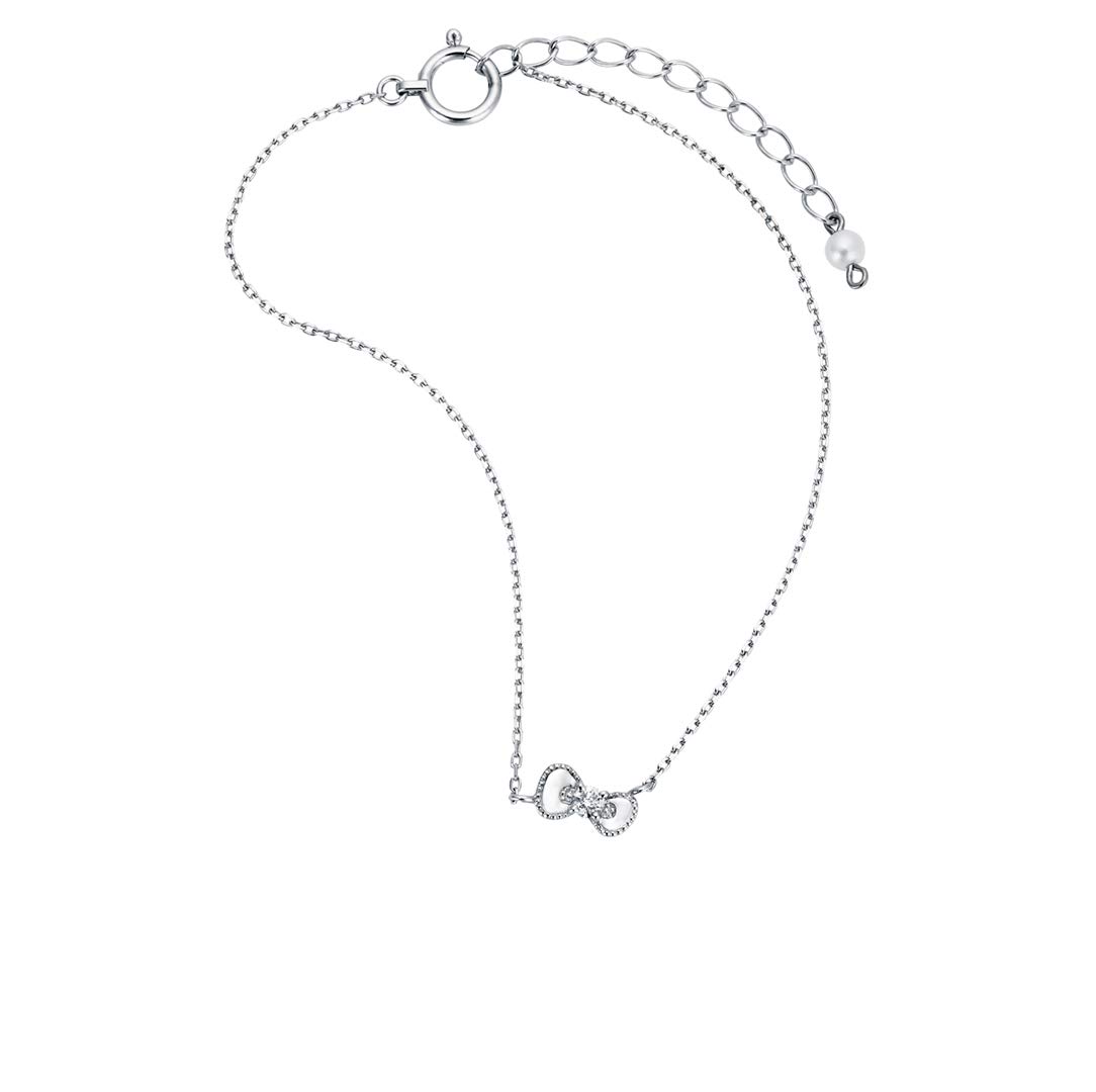

[Hello Kitty] Hello Kitty Platinum 900/850 (Pt900/850) Diamond Bracelet PBLKT-20002 PBLKT20002