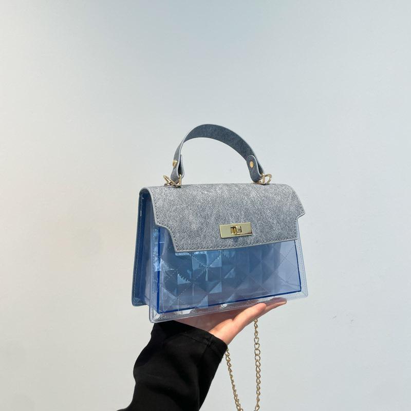 Summer New Niche Design Sense Casual Translucent High Texture Portable Shoulder Messenger Bag Women