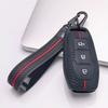 Funda de Silicona para Llave con Llavero para Llave Inteligente Ford de 3 Botones, Se Adapta a Ford Focus Mondeo Kuga Escape MK4 Mustang Contra Deslizante Agarre de Panal