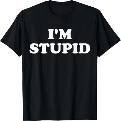 I'm With Stupid Funny Matching Couples Sarcastic T-Shirt