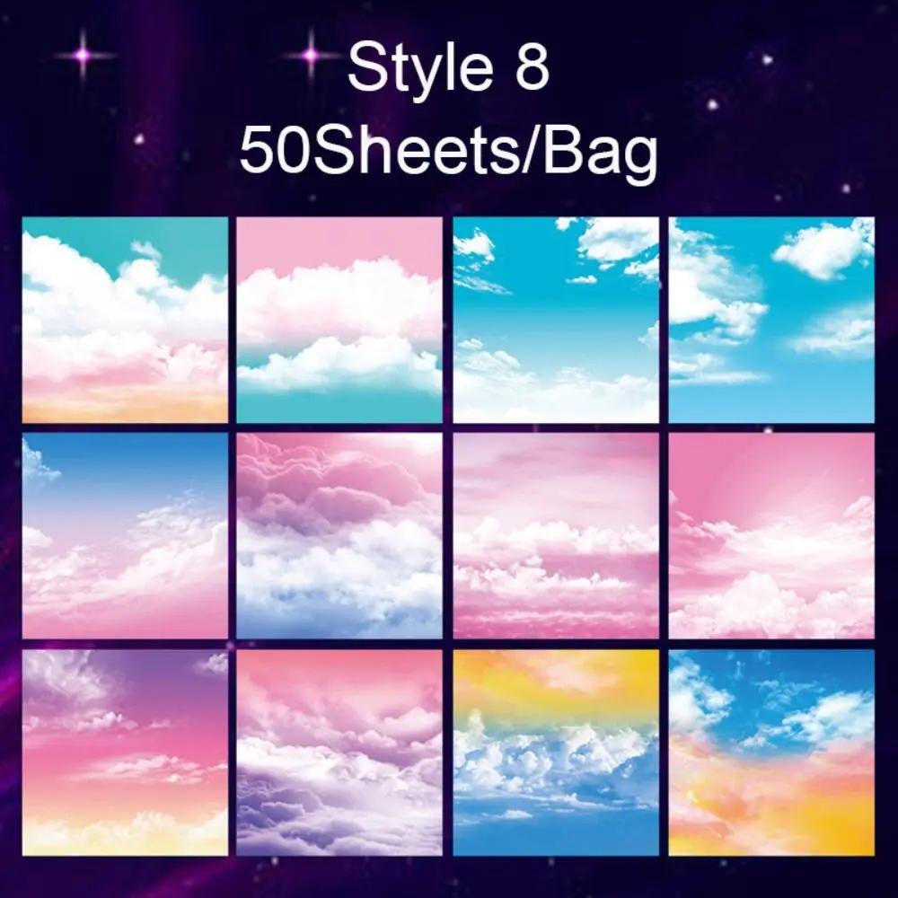 Square Star Sky Constellations Origami Paper Kid DIY Handmade Double-sided Coloring Fold Craft Paper Art Material Gift For Kids