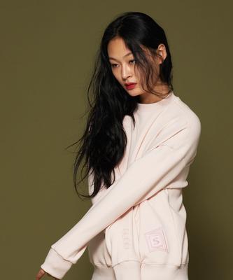 SSQR Round Neck T-Shirt Arc02_Light Pink
