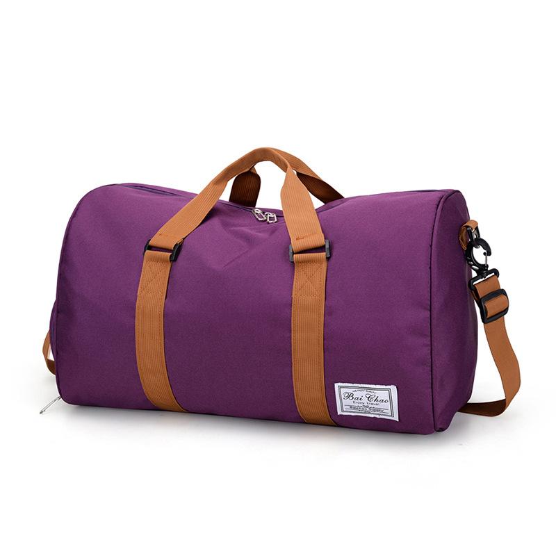 Fashion Sports Fitness Bag Waterproof Canvas Foldable Travel Bag Large Capacity Yoga Bag Pillow Bag