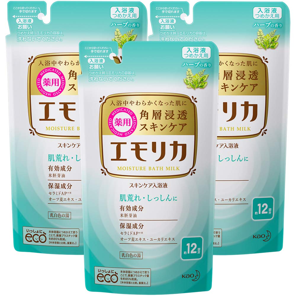 

Emorica Medicated Skin Care Bath Salts Herbal Scent Refill 360 мл x 3 также можно использовать для [Оптовой закупки] [Квази-лекарства] (Могут ли младенцы)