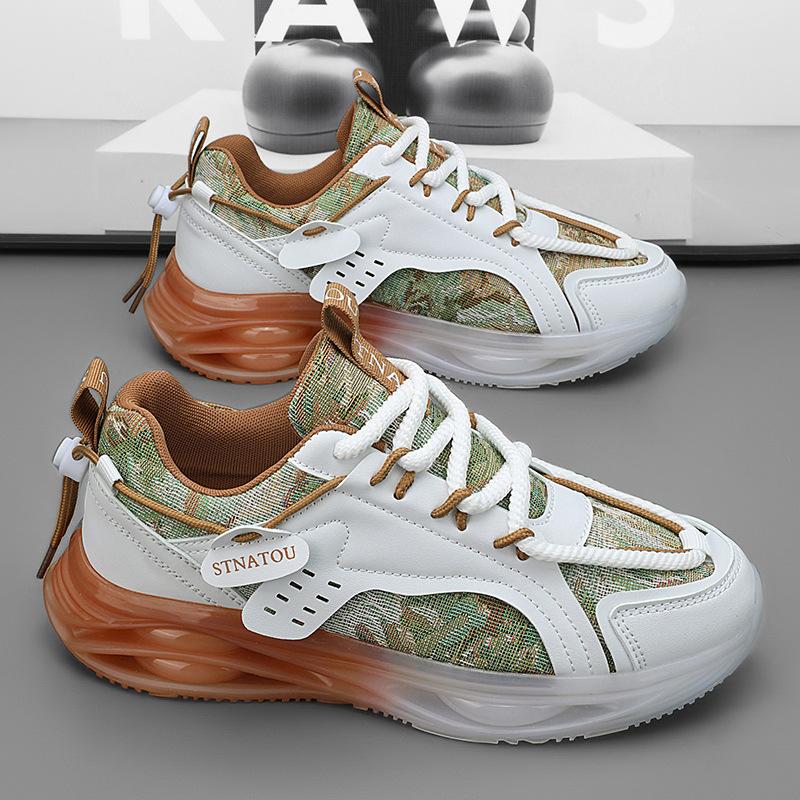 

Outdoor spring and autumn new platform sports casual shoes mesh versatile men s running dad shoes 45
