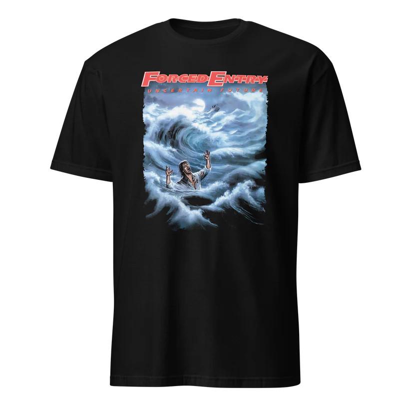 Forced Entry Band Uncertain Future Cotton Black All Size T Shirt For Men CM218 XXXL