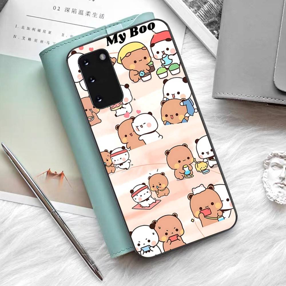 BuBu DuDu Couple Cartoon Phone Case For Samsung S 24 Fe 25 Ultra Plus 20 Lite 21 30 22 23 24 22 Ultra 5G Fundas