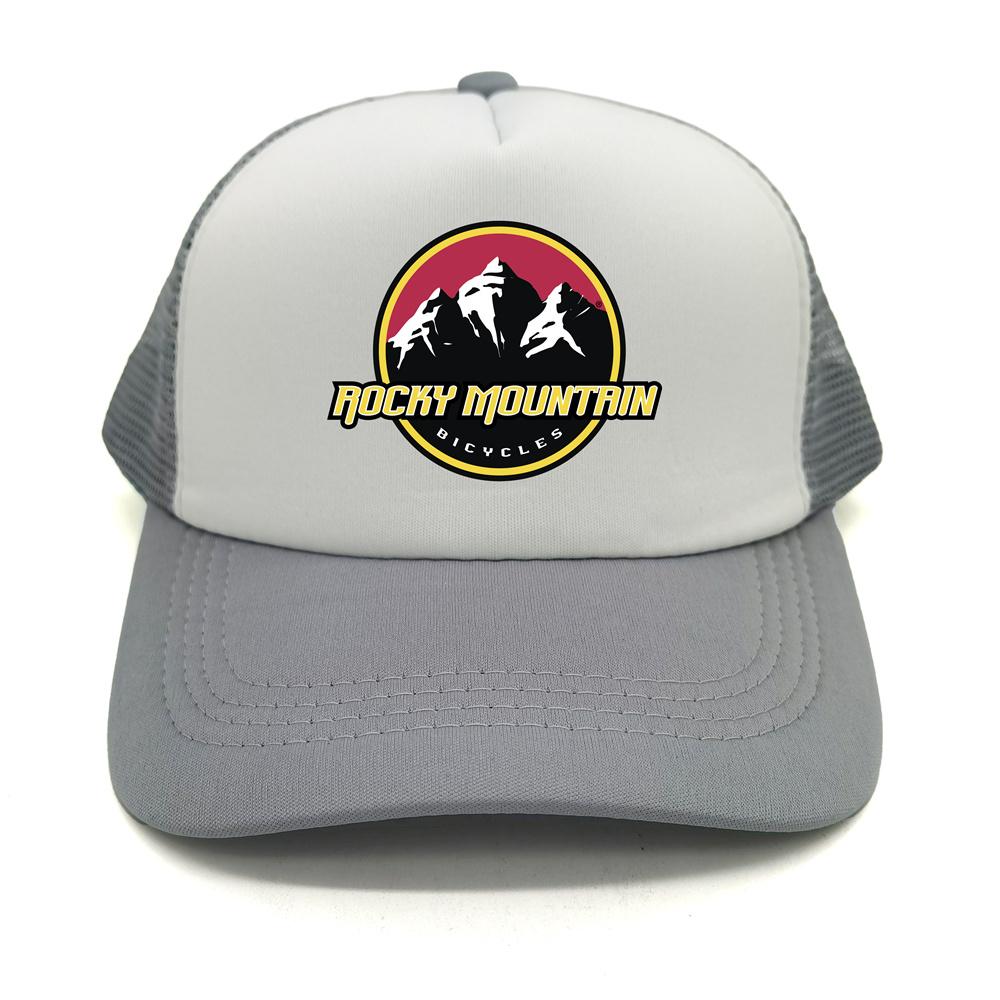 Rocky Mountain Bike Trucker Cap Unisex Funny Rocky Mountain Hat Baseball Cap Cool Summer Unisex Mesh Net Caps