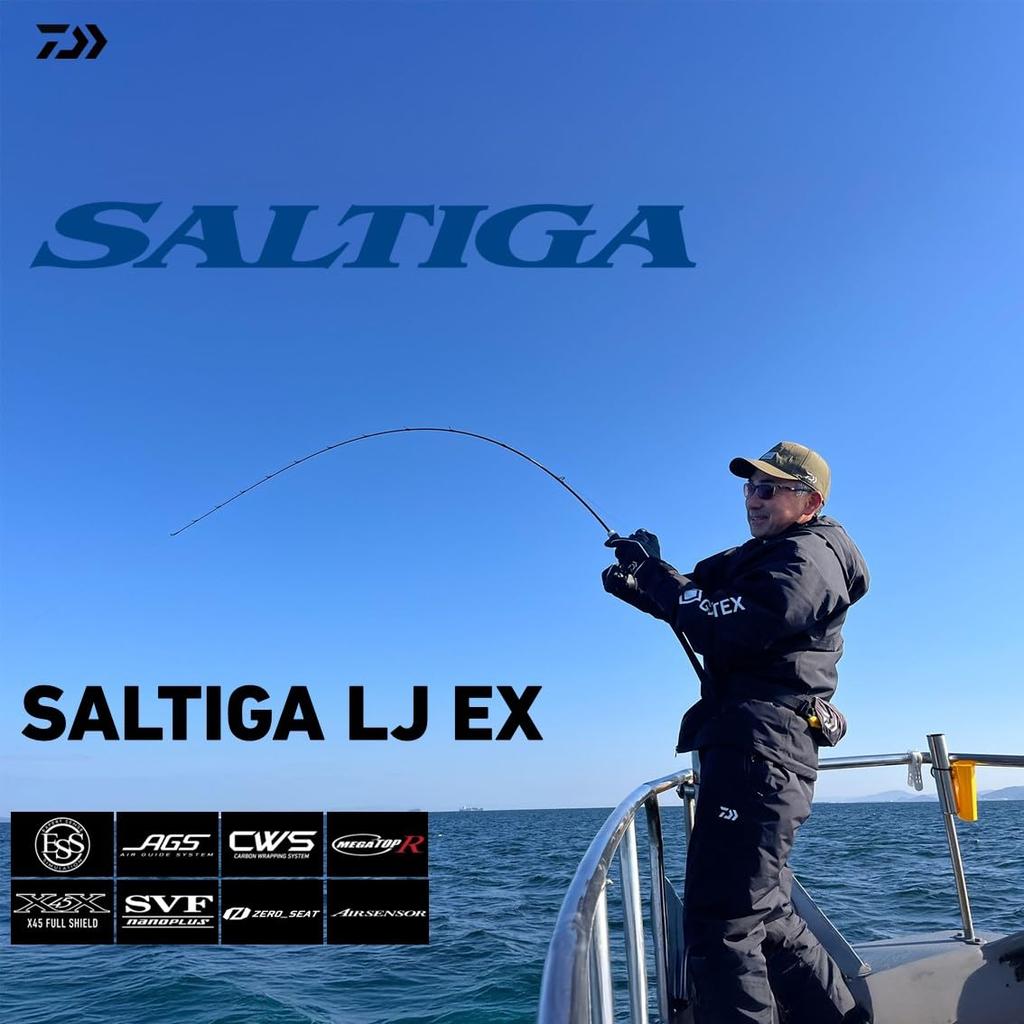 Daiwa Light Jigging Rod SALTIGA LJ EX 61XXHB TG