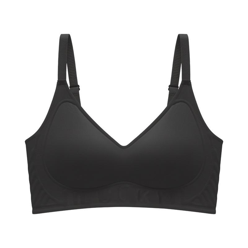 Seamless Bra Women's Soft Support Bra Thin Smooth Bra Gathering Underwear Anti-sagging Bra Push Up Bra