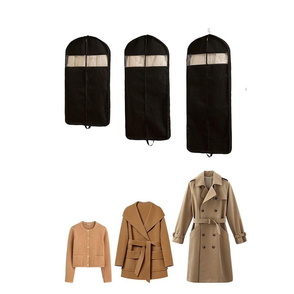 Clear Window Clothing Dustproof  Cover Large Capacity Hanging Garment Bag  Suit Coat