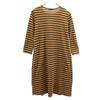 marimekko Border Pattern 7 minutes sleeve T-shirt one piece S Women Used