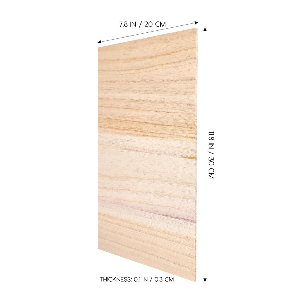 LIOOBO Breaking Boards for Karate and Taekwondo - 10-Piece Set, 3mm Thick, Easy to Break, Wooden Board Breaking, Demonstration, Beginner, Child, Kids,