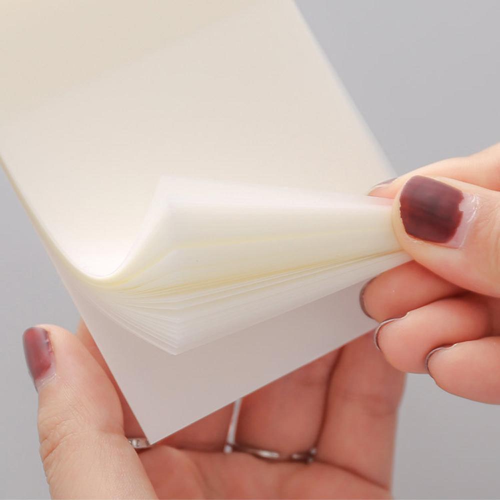 Office Supplies PET Daily 50 Sheets To Do List Note Paper Memo Sticky Transparent Memo Pad Notepad
