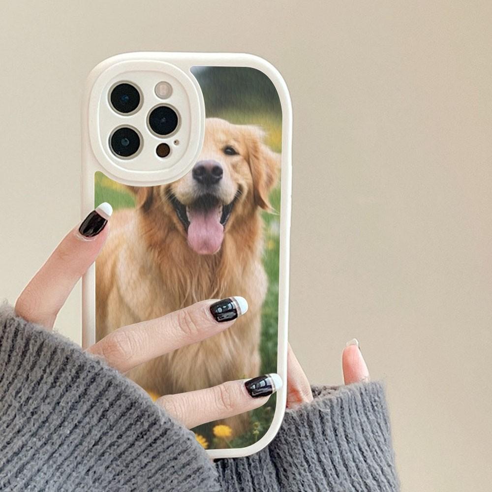 Schattige Labrador Hond Telefoonhoesje Hard Leer Voor iPhone 14 13 12 Mini 11 14 Pro Max Xs X Xr 7 8 Plus Fundas