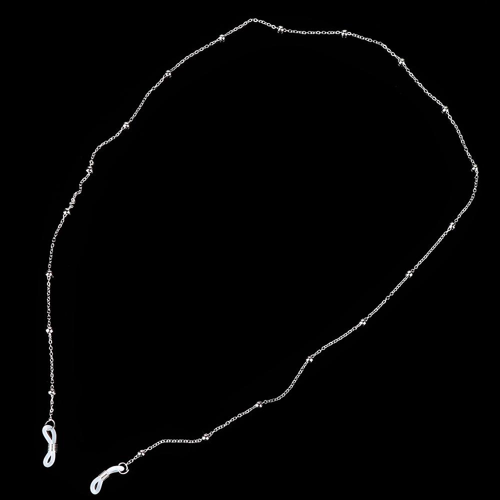 

Lanyard Cords Metal Straps Fashion Beads Women Eyewear Women Glasses Chain Reading Gold Sunglasses серебряный