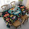 Mexican Sugar Skull Rectangle Table Cloth for Table Decor Kitchen Dining Waterproof Reusable Tablecloth for Tables Dining Room
