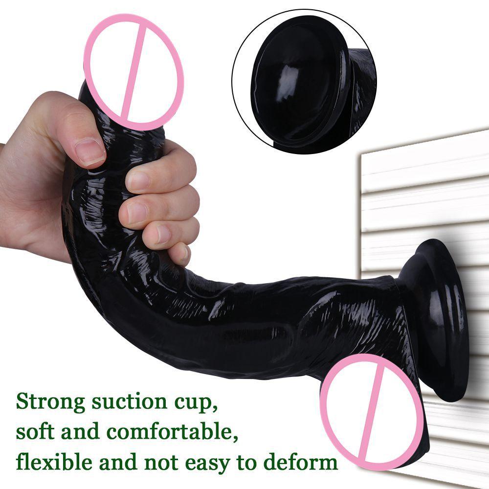 Jucărie sexuală nouă de simulare, penis supradimensionat, masturbator feminin