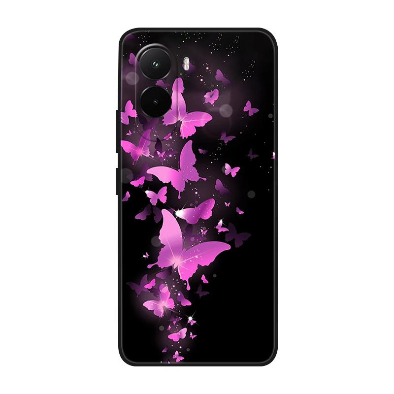 Etui na Poco M7 4G Fajne Malowane Marmurem Miękki Silikonowy Tylny Pokrowiec Na Xiaomi PocoM7 4G TPU Zderzak Fundas Poco M7 4G M 7 Coque