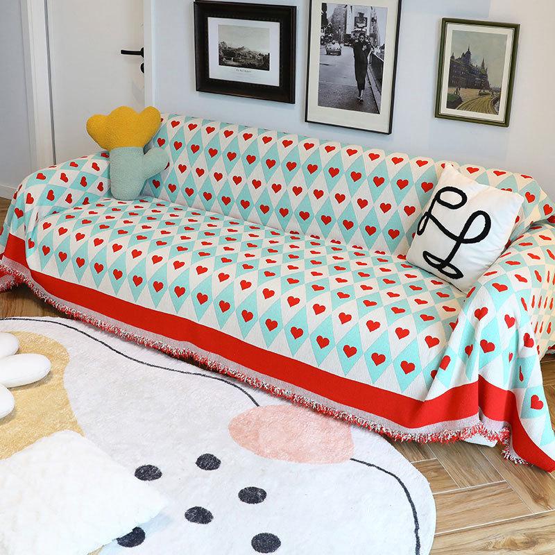 New Year Chenille Sofa Towel, Universal All-inclusive Sofa Cushion, Dust-proof Sofa Cover, Ins Sofa Cover
