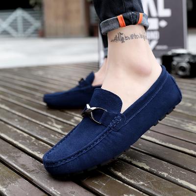 Fashionable Mens Leather Driving Shoes Brand Flat Bottomed Anti Slip Walking Travel Shoes Low Cut Comfortable Man Casual Loafers