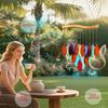 Creative Fish Shaped Wind Chime Shell Light Collection Pendant  Beach Parties