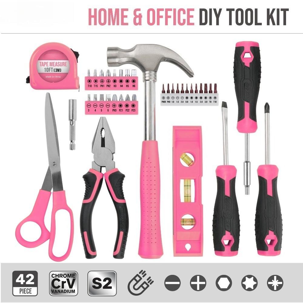 38pcs a Set Multi-Functional Household Hand Tool Set Handmade DIY Tools Pliers Hammer Combination Tools