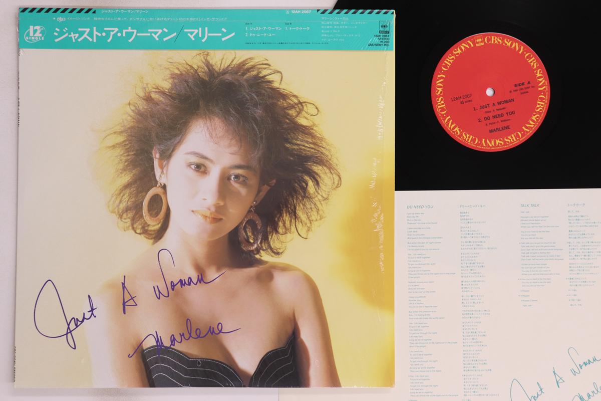 

12inch Record MARLENE - Just A Woman 12AH2067 CBS SONY 1986 Japan Obi Japanese Pop/Rock Used
