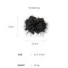 Stoff Mesh Haar Clip Frauen Süße Mode Multi-schicht Fliege Haar Krallen Einfarbig Hochzeit Haar Zubehör Geschenke