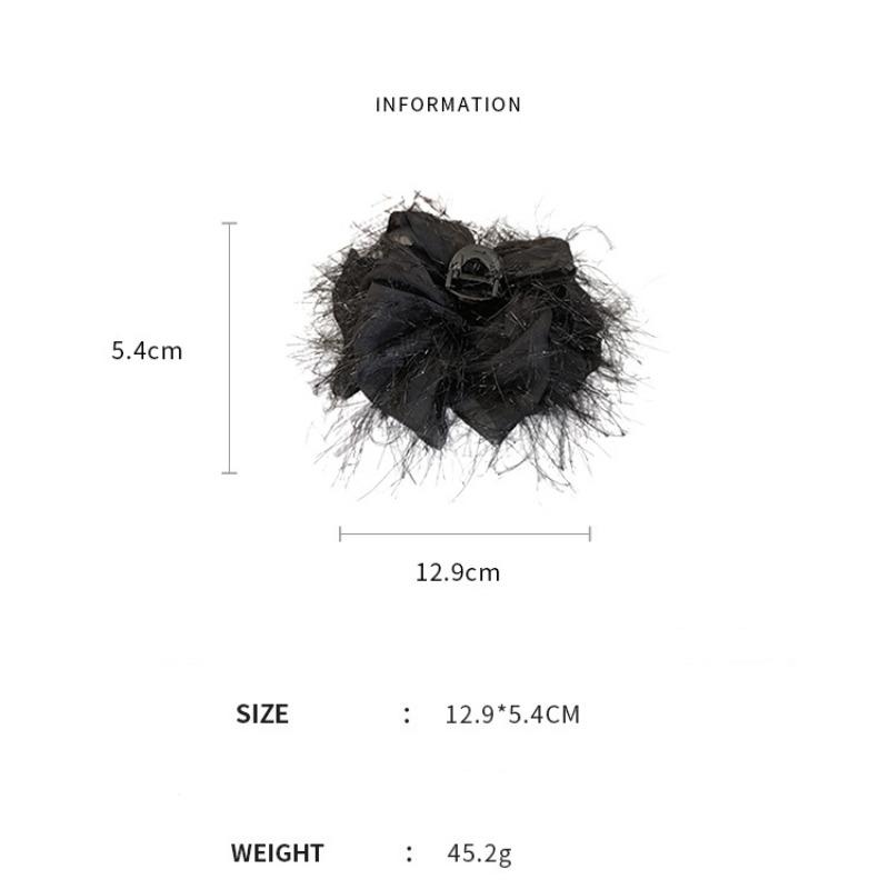 Stoff Mesh Haar Clip Frauen Süße Mode Multi-schicht Fliege Haar Krallen Einfarbig Hochzeit Haar Zubehör Geschenke