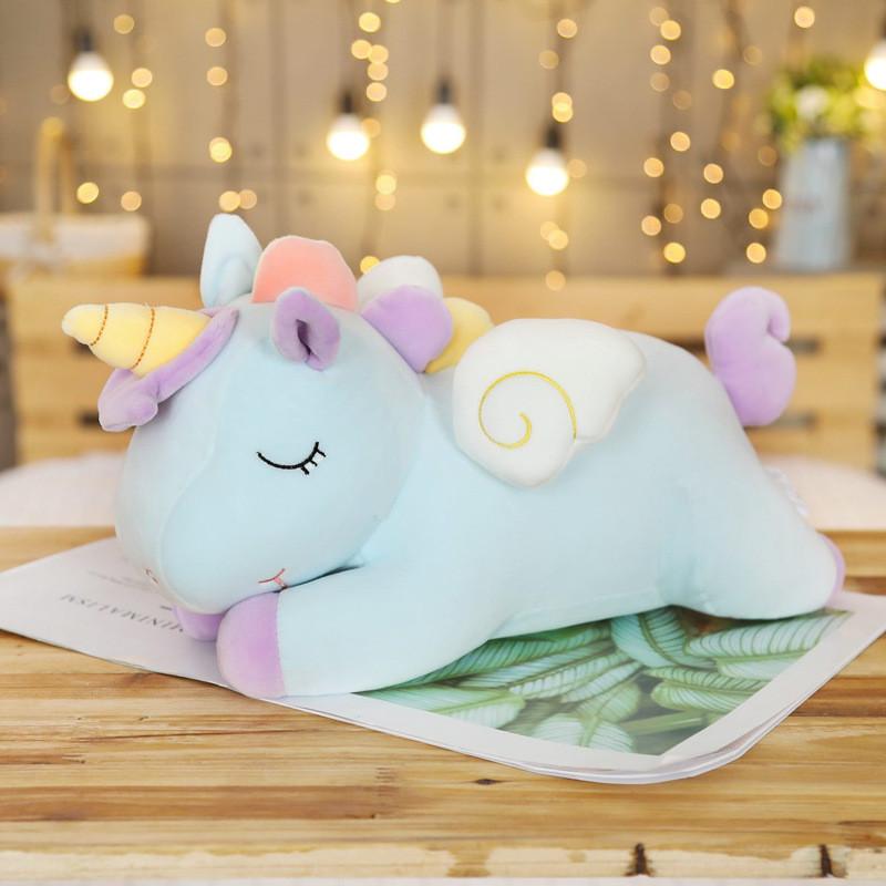 Dream Unicorn Cute Fur Toy Rainbow Angel Horse Sleeping Doll Gifts Birthday