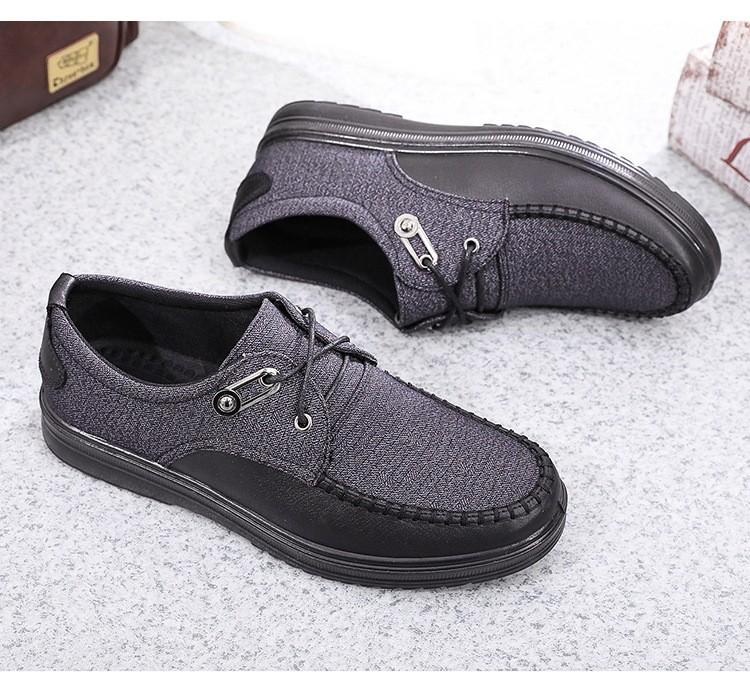 2025 neue alte Peking-Stoffschuhe Polyurethan große Herrenschuhe Arbeitsschuhe mittleren Alters und ältere lässige atmungsaktive Schuhe