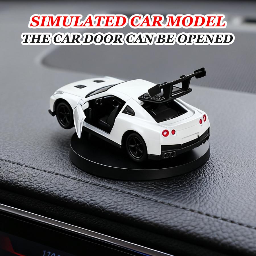 Car Individuality Center Console Decoration Sports Car Drift Rotating Car Decor Auto DashboardTurning Racing Model Decoration