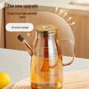 Stainless Steel Glass Oil and Vinegar Dispenser for Kitchen