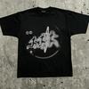 Graphic Tshirt Unisex Women Vintage Top Hip Hop Streetwear Oversized Tshirt Short Sleeve Casual Clothing Summer Fashion YK Tee