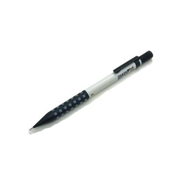Smash Beyaz Gövde Q1005AW Pentel Mekanik Kurşun Kalem Gri Klipsli 0.5mm