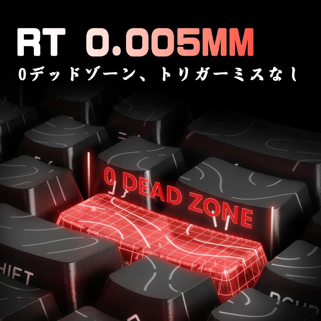 ATTACK SHARK X68MAXHE Rapid Trigger Full Aluminum Gaming 8000Hz Polling RT Latency Hall 68 Magnetic HotSwan RGB Dedicated for FPS Game Magnetic Web