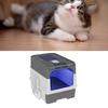 Cat Litter Box Fully Enclosed Drawer Type Prevent Leakage Large Space Cat Toilet with Odor Removal