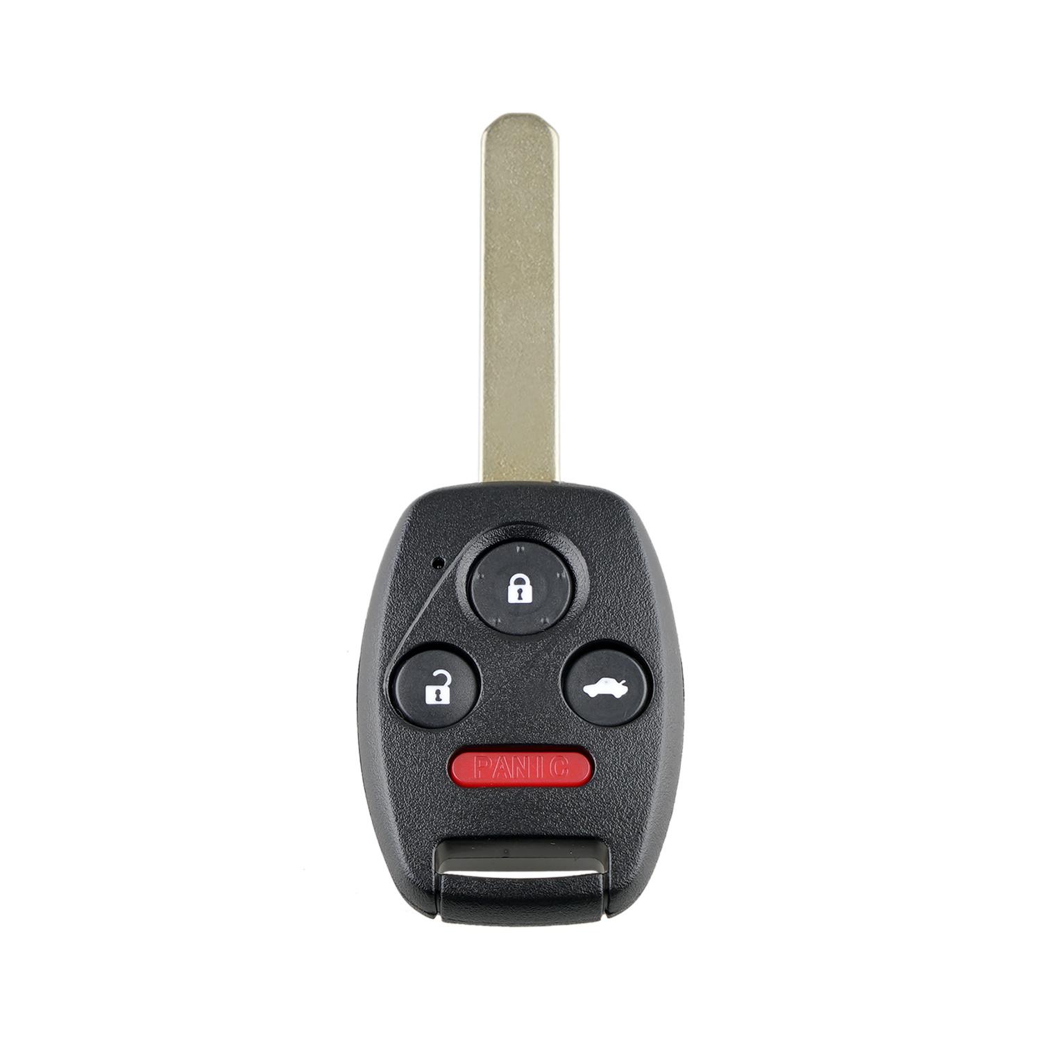 

J54 автомобильный ключ 4 ключа + чип ID46 313.8 частота дистанционного управления брелоком для Honda 2003 2004 2005 2006 2007 Accord oucg8d-380h-a 4 buttons чёрный