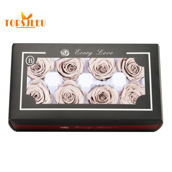 

8 шт. вечные цветы розы, яркий цвет, естественный вид, вечное цветение, сохранившийся цветочный орнамент ручной работы в виде розы хаки