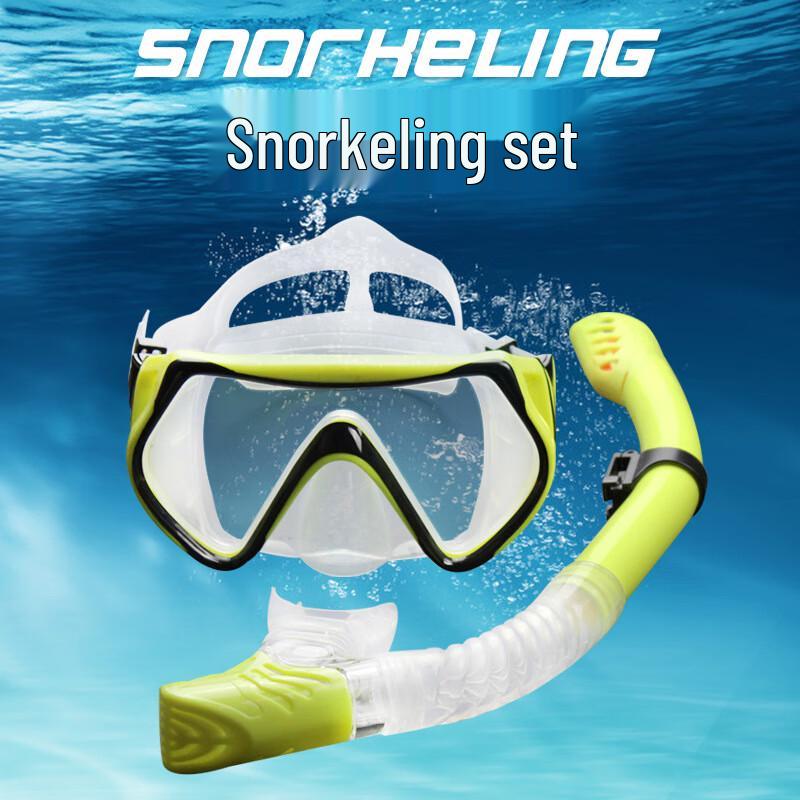 KND Silicone Diving Mask and Snorkel Set