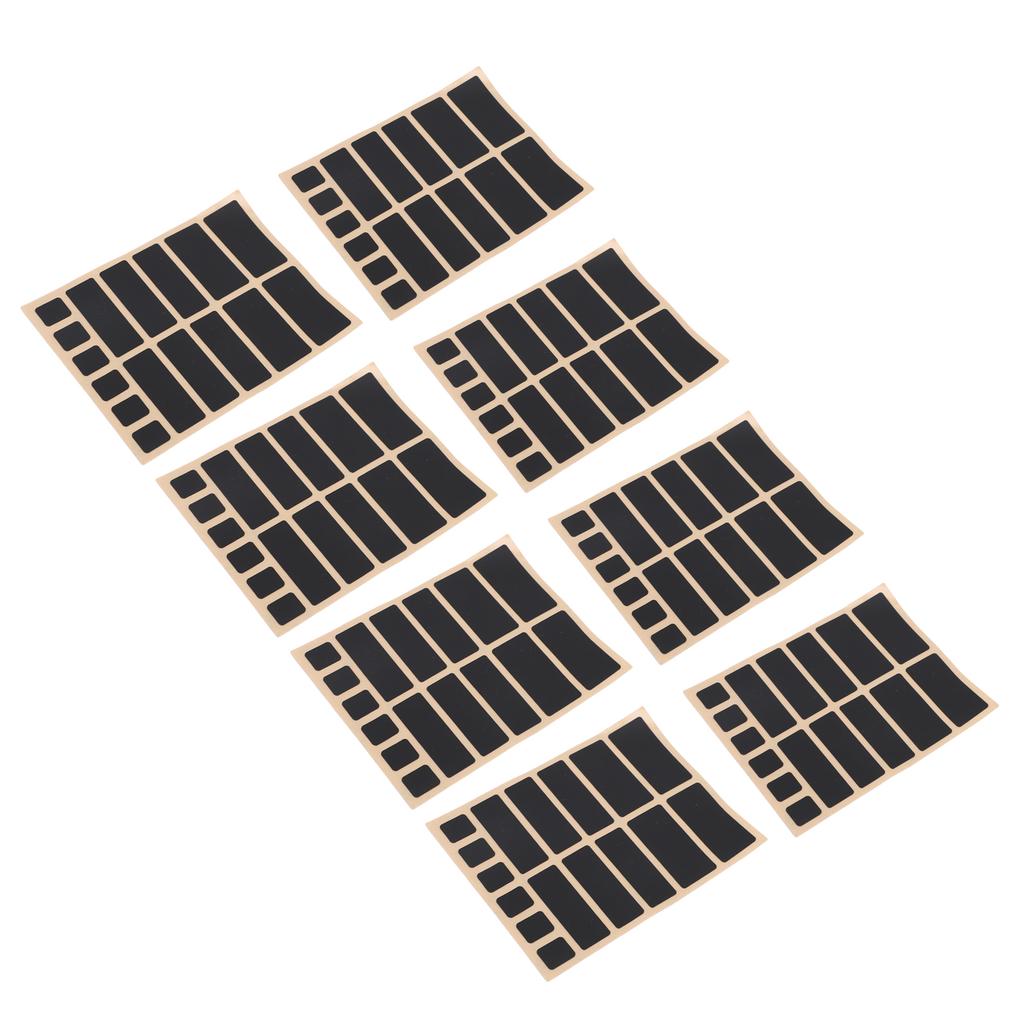 8 Blatt Vorgeschnittenes Grip Tape Rutschfeste Handyaufkleber Universelle Mausstreifen Schweißabsorbierende Handy-Klebepads