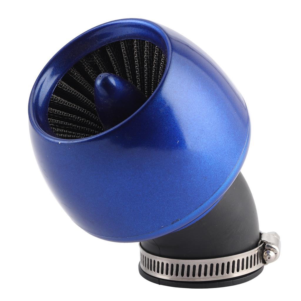 Motorcycle Intake Filter Air Cleaner Washable Reusable Universal for 1.1 1.9in Inner Diameter Pipe